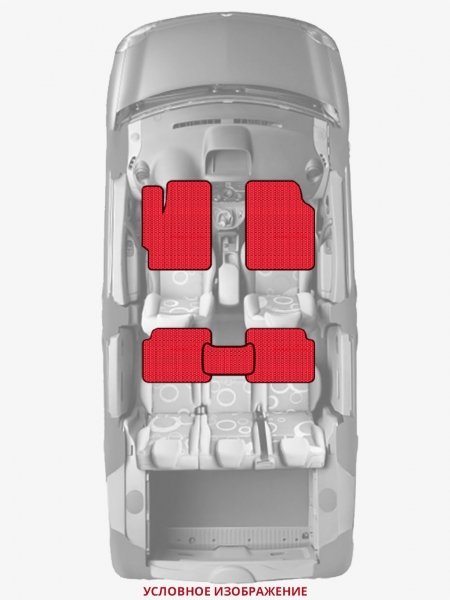 ЭВА коврики «Queen Lux» стандарт для Honda FR-V