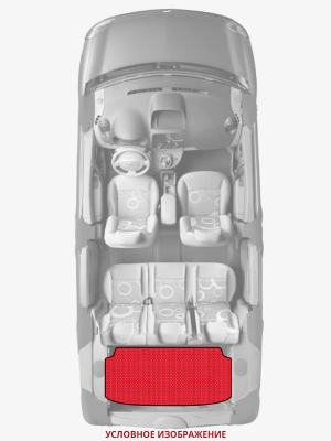 ЭВА коврики «Queen Lux» багажник для Honda Freed Spike